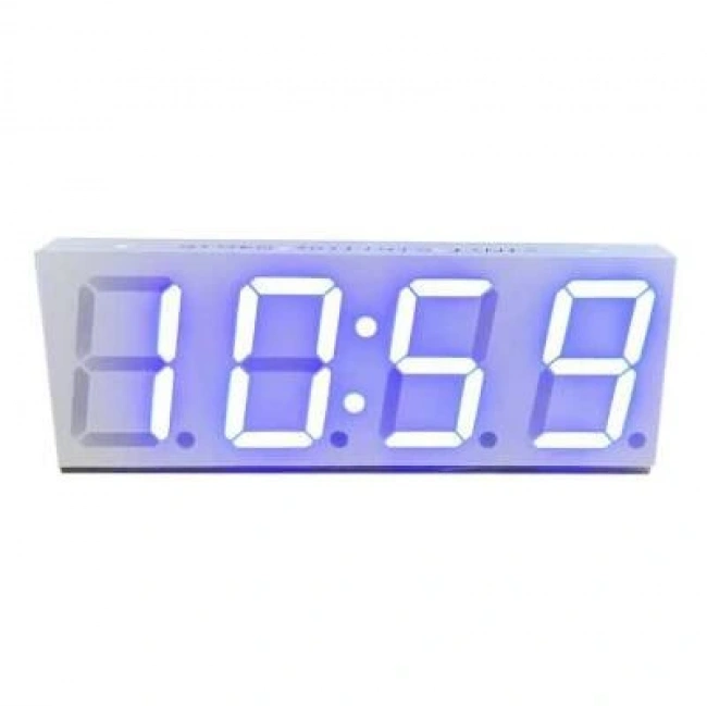 Wifi 4 Digit Led Display Saat / Alarm Modülü - Mavi