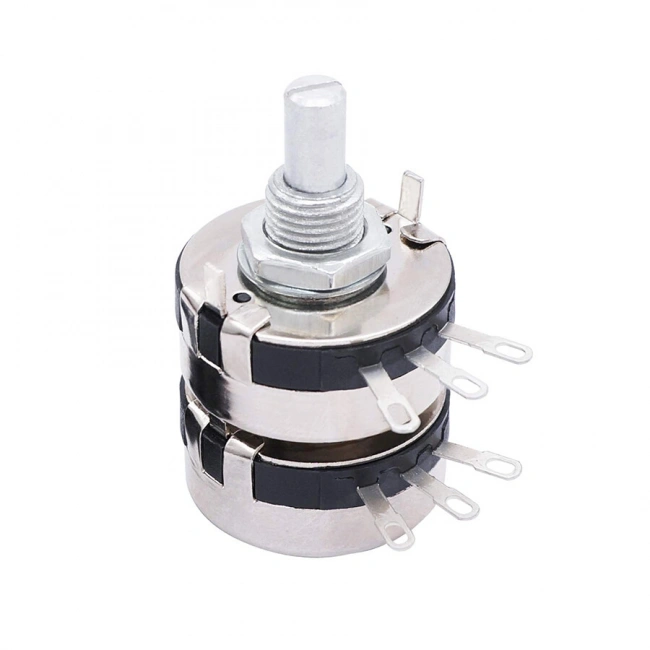 WTH118-2W Double 22K 2W Tek Turlu Potansiyometre