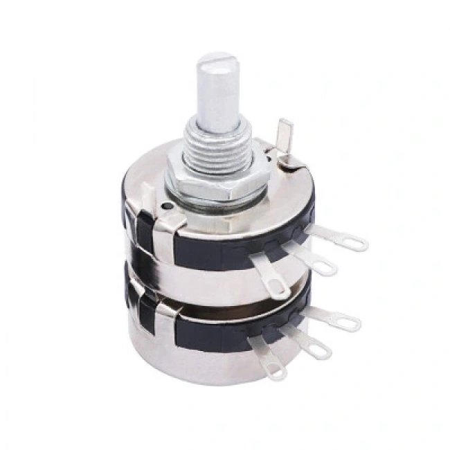 WTH118-2W Double 22K 2W Tek Turlu Potansiyometre