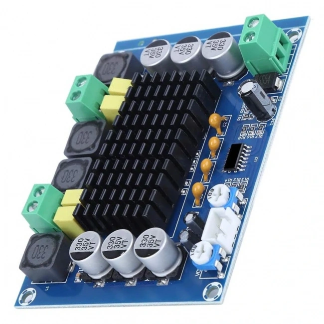 XH-M543 TPA3116D2 Stereo 2x120W Ses Amfi Modülü Class D Çift Kanallı