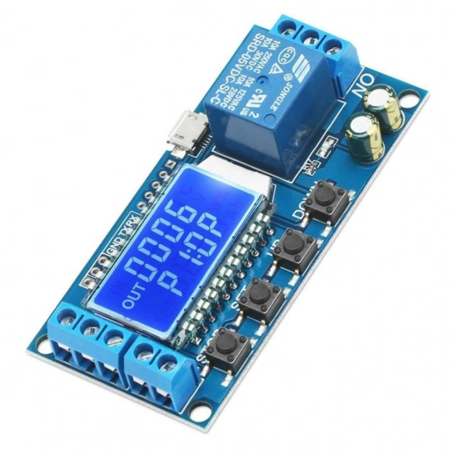 XY-LJ02 Zaman Geciktirme Röle Modülü 6-30V Dijital Ekran