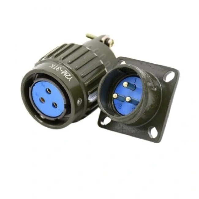 Y21M 3 Pin Askeri Tip Konnektör Takımı