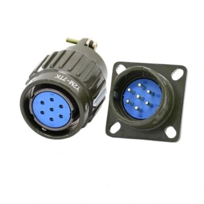 Y21M 7 Pin Askeri Tip Konnektör Takımı