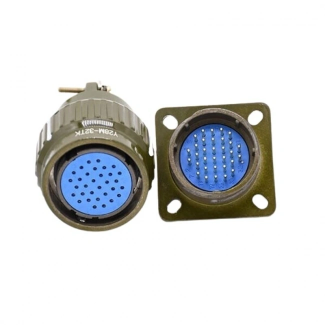 Y28M 32 Pin Askeri Tip Konnektör Takımı