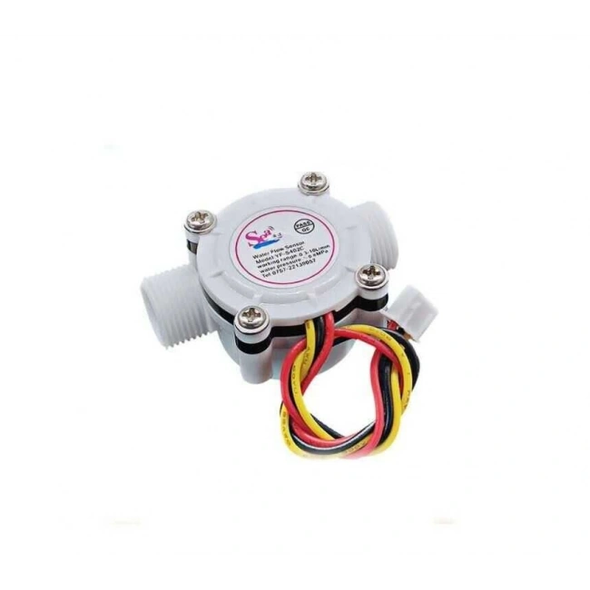 YF-S402C 5-18V Su Akış Sensörü (Deniz) Debimetre G3/8 0.3-10L/Dk