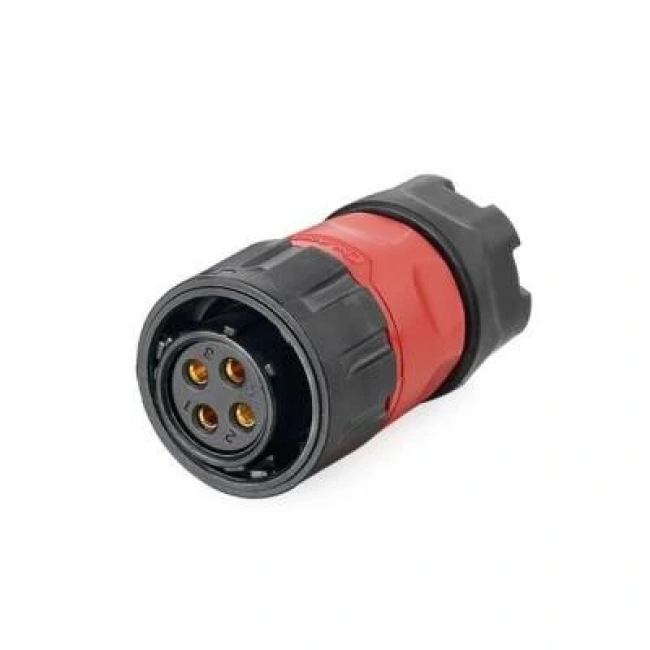 YM-20-J04PE-02-001 4-Pin Su Geçirmez Konnektör - Dişi