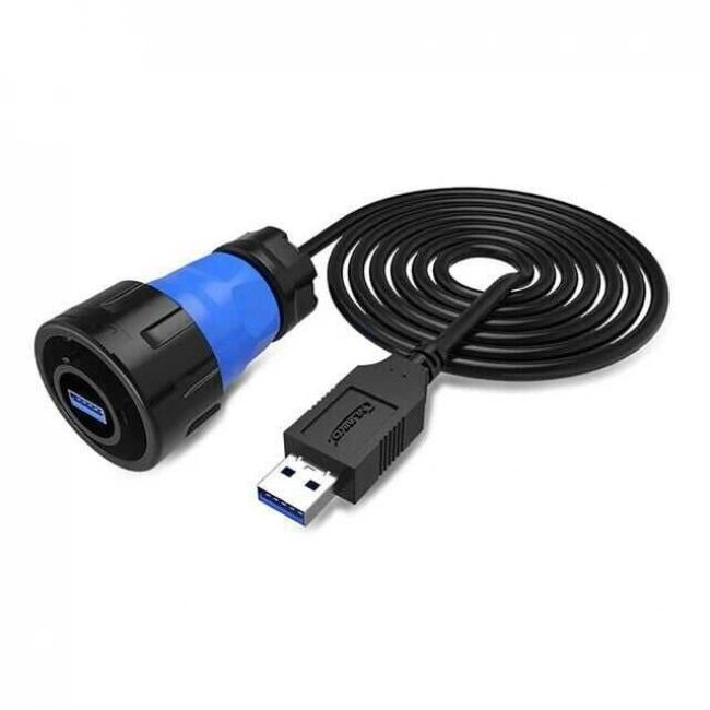 YM24-USB3-MP-MP-0D5M-001 Su Geçirmez Data Konnektörü - Erkek