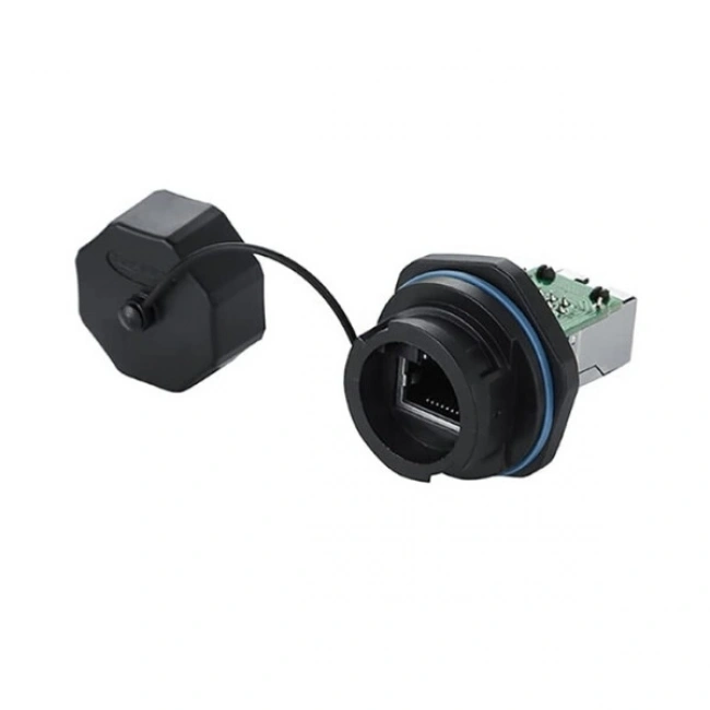 YT-RJ45-JSX-01-001 Su Geçirmez Ethernet Konnektörü - Dişi
