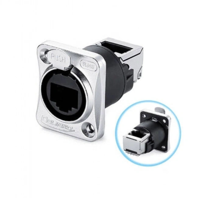 YT-RJ45-JSX-22-001 Su Geçirmez Ethernet Konnektörü - Dişi