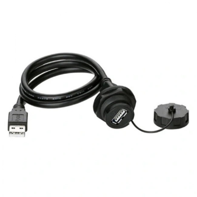 YU-USB2-FS-MP-1M-001A Su Geçirmez Dişi-Erkek USB Konnektör - 1M Kablo