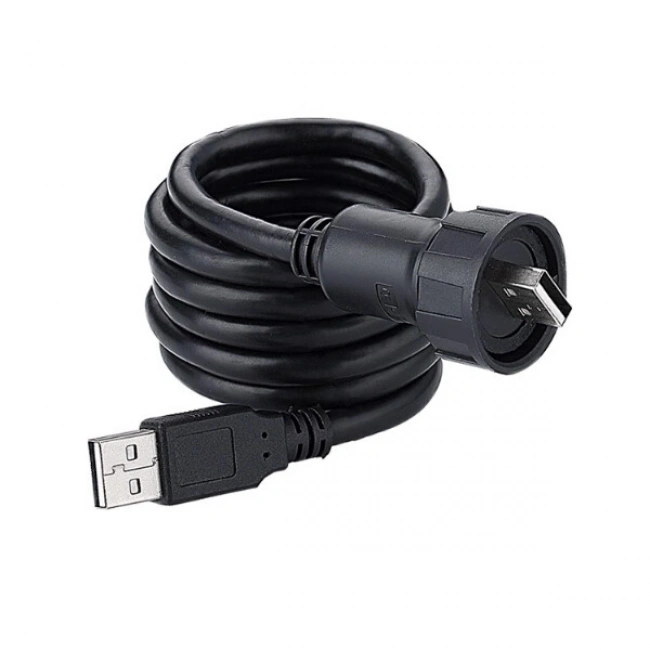 YU-USB2-MP-MP-1M-001 Su Geçirmez Erkek-Erkek USB Konnektör - 1M Kablo