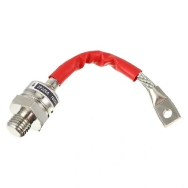ZP200A 200A 1600V Kablolu Metal Vidalı Diyot - Anot