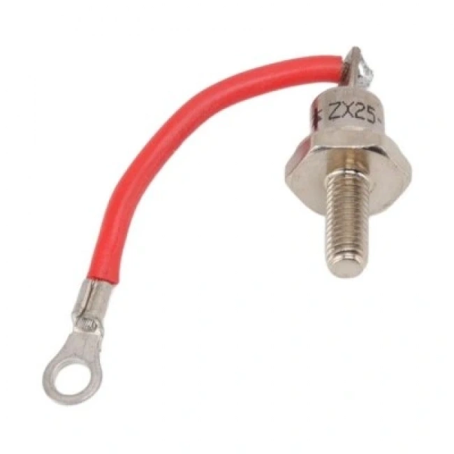 ZX25-12 25A 1200V Kablolu Bakır Metal Vidalı Diyot - Anot