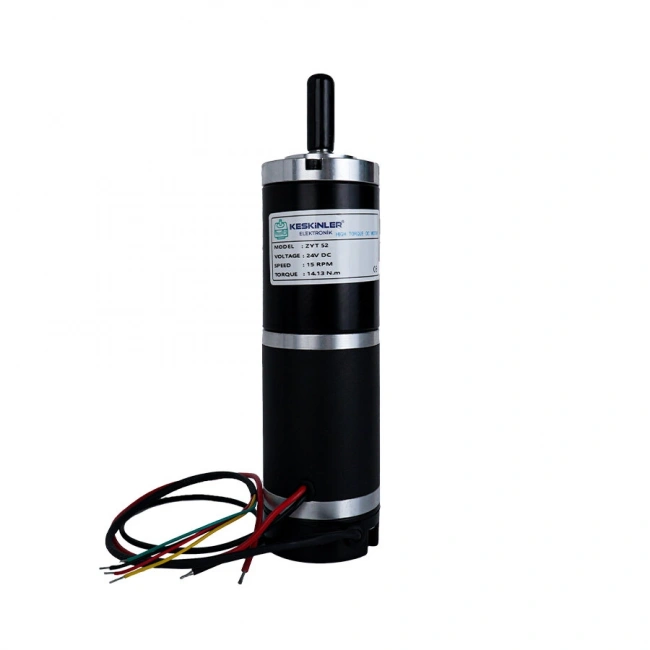 ZYT52RA 24V 15Rpm Planet Redüktörlü Encoderli Motor