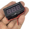 0.56 inç LED ekran 2 Kablo DC 4.5V-30V Voltmetre