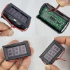 0.56 inç LED ekran 2 Kablo DC 4.5V-30V Voltmetre