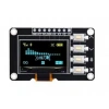 0.96 128x64 4 Pin Butonlu OLED Grafik LCD Ekran I2C SSD1315 Sarı-Mavi