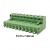 10 Pin 7.62mm Geçmeli 180C Takım Klemens