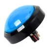 100mm 12V Işıklı Oyun Makinesi Butonu - Mavi