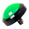 100mm 12V Işıklı Oyun Makinesi Butonu - Yeşil