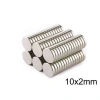 10X2mm Neodyum Güçlü Mıknatıs - Neodim Magnet