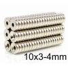 10X3-4mm Havşa Delikli Neodyum Güçlü Mıknatıs - Neodim Magnet