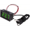 12V Termometre Su Geçirmez Sıcaklık Sensörü - Yeşil