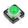 12x12mm Yeşil Led Işıklı Tact Switch