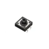 12x12x7.3mm 4 Pinli Siyah Push Buton - Tact Switch