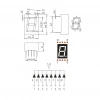 14 mm 7 Segment Display Ortak Anot 1 Digit