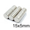 15X5mm Neodyum Güçlü Mıknatıs - Neodim Magnet