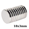 18x3mm Neodyum Güçlü Mıknatıs - Neodim Magnet