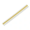 1x40 Erkek Header 40 Pin 2.54mm 180 Derece - Sarı
