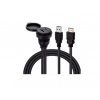 2 Bağlantılı Gömme Panel Montaj USB Uzatma Kablosu - 2 Metre