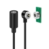 2-Pin 10mm 90C Kablolu PCBli Pogo Pin Manyetik Konnektör Takımı - DC Soketli