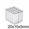 20X10x5mm Neodyum Güçlü Mıknatıs - Neodim Magnet