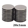 20x1mm Neodyum Güçlü Mıknatıs - Neodim Magnet