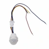 220V Hareket Pır Sensörü - Otomatik Lamba Sensörü 25cm Kablolu
