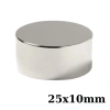 25x10mm Neodyum Güçlü Mıknatıs - Neodim Magnet