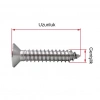 2.9X9.5mm YHB Sac Vidası – DIN7982 10 Adet