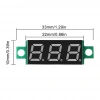 3 Kablo Mini Dijital Voltmetre 0.28inch 0-100V DC