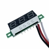 3 Kablo Mini Dijital Voltmetre 0.28inch 0-100V DC