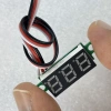 3 Kablo Mini Dijital Voltmetre 0.28inch 0-100V DC