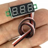 3 Kablo Mini Dijital Voltmetre 0.28inch 0-100V DC