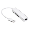 3 Port USB 2.0 Çoklayıcı + 100 Mpbs Ethernet USB Çevirici RJ45