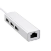3 Port USB 2.0 Çoklayıcı + 100 Mpbs Ethernet USB Çevirici RJ45