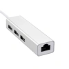 3 Port USB 3.0 Çoklayıcı + 100 Mpbs Ethernet USB Çevirici RJ45