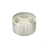 30x17 Alüminyum Potansiyometre Başlığı - Gümüş