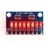 3,3V 5V 8-Bit Kırmızı LED Modülü - Anot