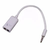 3.5mm Stereo Kulaklık Mikrofon Ayırıcı Çoklayıcı Aux Adaptör